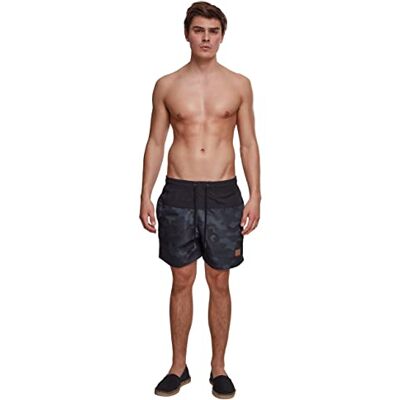 Urban Classics Calções de Banho de Natação para Homem, Bañador Preto, 4XL Urban Classics Calções de Banho de Natação para Homem, Bañador Preto, 4XL