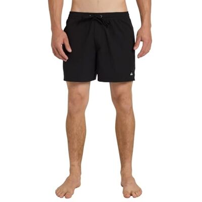 Quiksilver Everyday Solid Volley 15" Calções de Natação para Homem, Preto, S Quiksilver Everyday Solid Volley 15" Calções de Natação para Homem, Preto, S