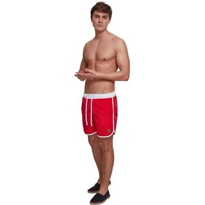 Urban Classics Retro homem fato de banho cinzento arengo, XXL Urban Classics Retro homem fato de banho cinzento arengo, XXL