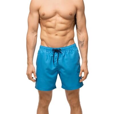 DANISH ENDURANCE Bañador de Secagem Rápida para Homem, Traje de Banho, Praia, Piscina, Surf e Desporto, Azul brilhante, L DANISH ENDURANCE Bañador de Secagem Rápida para Homem, Traje de Banho, Praia, Piscina, Surf e Desporto, Azul brilhante, L