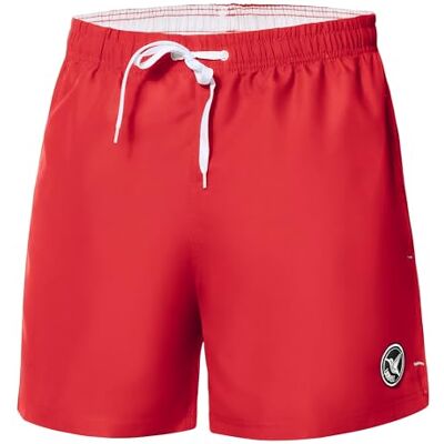 Ladeheid Fato de Banho para Homem, Short Desportivo de Banho com Forro Interior de Malha, Secagem Rápida, Cintura com Cordão e Bolsos, Confortável para Praia, Piscina ou Ginásio LA40-198, Vermelho Ladeheid Fato de Banho para Homem, Short Desportivo de Banho com Forro Interior de Malha, Secagem Rápida, Cintura com Cordão e Bolsos, Confortável para Praia, Piscina ou Ginásio LA40-198, Vermelho