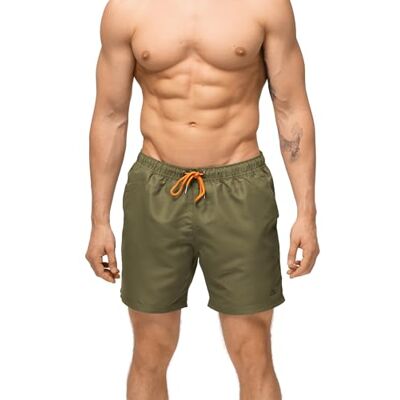 DANISH ENDURANCE Bañador de Secado Rápido para Homem, Traje de Banho, Praia, Piscina, Surf e Desporto, Verde Azeitona, XL DANISH ENDURANCE Bañador de Secado Rápido para Homem, Traje de Banho, Praia, Piscina, Surf e Desporto, Verde Azeitona, XL