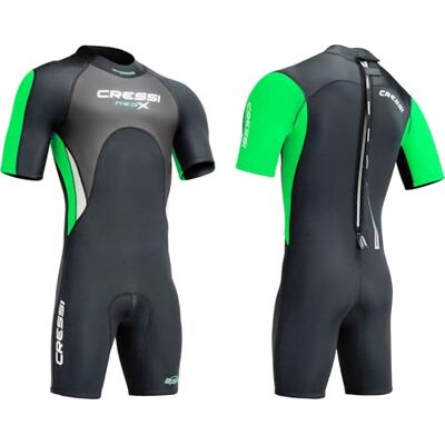 CRESSI Med X Man Shorty Wetsuit preto/limão 2,5 mm XXL/6 CRESSI Med X Man Shorty Wetsuit preto/limão 2,5 mm XXL/6