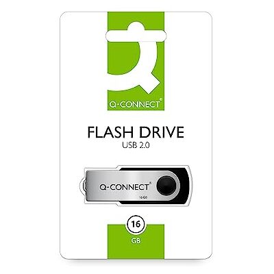 Q-Connect Memória USB Flash 16 GB 2.0, preto Q-Connect Memória USB Flash 16 GB 2.0, preto