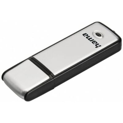 Hama Pendrive USB 2.0 de 16 GB, memória USB-A de 10 MB/s, preto e prateado Hama Pendrive USB 2.0 de 16 GB, memória USB-A de 10 MB/s, preto e prateado