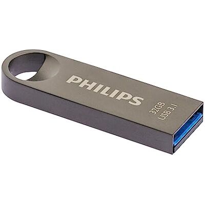 Philips USB Flash Drive Moon Edition 32GB, USB3.1, alumínio Philips USB Flash Drive Moon Edition 32GB, USB3.1, alumínio