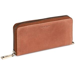 Berliner Bags Carteira Grande de Couro Genuíno para Mulher com Proteção RFID e Inclui Caixa de Presente, Camelo, Tamanho único, Vintage Berliner Bags Carteira Grande de Couro Genuíno para Mulher com Proteção RFID e Inclui Caixa de Presente, Camelo, Tamanho único, Vintage