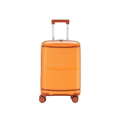 Pierre Cardin Mala com rodas giratórias de 55 x 38 x 20 cm, laranja, 55 x 38 x 20 cm, bagagem de mão Pierre Cardin Mala com rodas giratórias de 55 x 38 x 20 cm, laranja, 55 x 38 x 20 cm, bagagem de mão