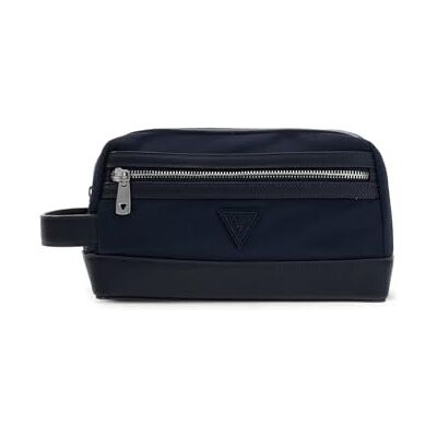 GUESS Saco de utensílios Berlin Small Necessaire, Azul (Blue Night), Tamanho único GUESS Saco de utensílios Berlin Small Necessaire, Azul (Blue Night), Tamanho único
