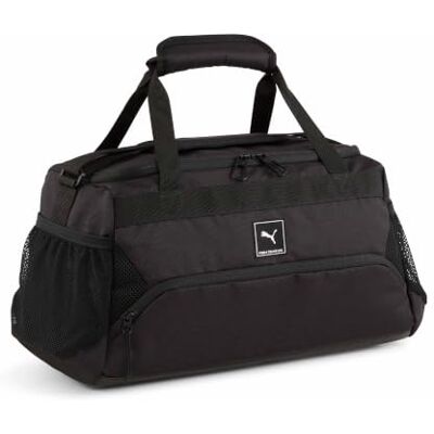 PUMA Treinamento S Sports Bag Black, preto e azul marinho: PUMA Treinamento S Sports Bag Black, preto e azul marinho: