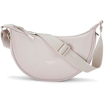 LARKSON Bolsa de Ombro Feminina Solveig Bolsa de Cintura Meia Lua Bolsa de Lazer da Moda para Viagens, Trabalho Grandes Compartimentos Alça Ajustável, Bege, Mínimo LARKSON Bolsa de Ombro Feminina Solveig Bolsa de Cintura Meia Lua Bolsa de Lazer da Moda para Viagens, Trabalho Grandes Compartimentos Alça Ajustável, Bege, Mínimo