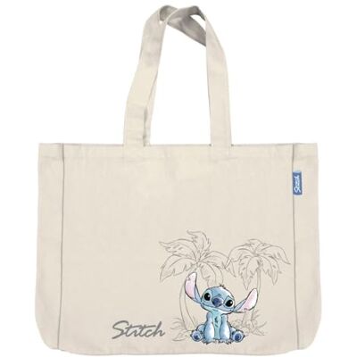 Disney Stitch Bolsa de compras, mala de viagem, bolsa de ombro, bolsa de algodão, mala de praia, presente para mulher e adolescentes Disney Stitch Bolsa de compras, mala de viagem, bolsa de ombro, bolsa de algodão, mala de praia, presente para mulher e adolescentes