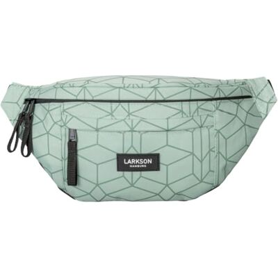 LARKSON Bolsa de cintura para mulher e homem Ole mala de tiracolo para festivais, viagens e desportos pequena bolsa de cintura repelente de água, Menta, Tamanho único, Bagagem de mão LARKSON Bolsa de cintura para mulher e homem Ole mala de tiracolo para festivais, viagens e desportos pequena bolsa de cintura repelente de água, Menta, Tamanho único, Bagagem de mão