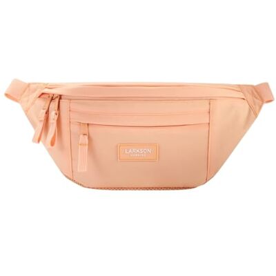 LARKSON Bolsa de cintura para mulher e homem Peach Ole bolsa de tiracolo para festivais, viagens e desportos pequena bolsa de cintura repelente de água LARKSON Bolsa de cintura para mulher e homem Peach Ole bolsa de tiracolo para festivais, viagens e desportos pequena bolsa de cintura repelente de água