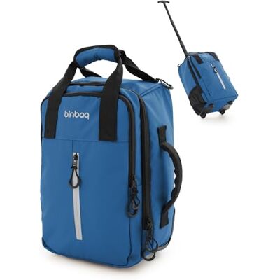 HAUPTSTADTKOFFER Blnbag M7 Mala para transportar sob o assento 40 × 20 × 25 cm, material impermeável, bagagem de mão leve, máximo 20 L, bolsa de avião com 2 rodas, compartimento acolchoado para HAUPTSTADTKOFFER Blnbag M7 Mala para transportar sob o assento 40 × 20 × 25 cm, material impermeável, bagagem de mão leve, máximo 20 L, bolsa de avião com 2 rodas, compartimento acolchoado para
