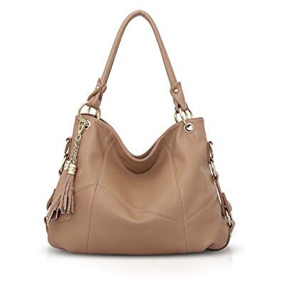 NICOLE & DORIS Mala de mão para mulher mala de mensageiro hobo malas de ombro de couro macio malas cruzadas malas de alça superior com borla NICOLE & DORIS Mala de mão para mulher mala de mensageiro hobo malas de ombro de couro macio malas cruzadas malas de alça superior com borla