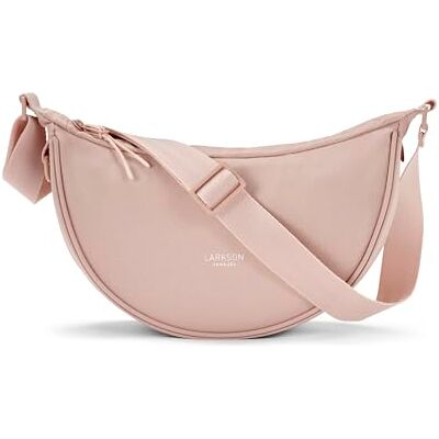 LARKSON Bolsa de Ombro Feminina Solveig Bolsa de Cintura Meia Lua Bolsa de Lazer de Moda para Viagens, Trabalho Grandes Compartimentos Alça Ajustável, ROSA, Mínimo LARKSON Bolsa de Ombro Feminina Solveig Bolsa de Cintura Meia Lua Bolsa de Lazer de Moda para Viagens, Trabalho Grandes Compartimentos Alça Ajustável, ROSA, Mínimo