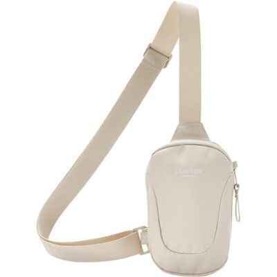 LARKSON Bolsa de Ombro Senhoras Homens Nils Bolsa de Peito Antiderrapante para Lazer, Viagem, Caminhadas, Festival Compartimento para Celular, Chaves, Carteira Repelente à Água, Areia, S LARKSON Bolsa de Ombro Senhoras Homens Nils Bolsa de Peito Antiderrapante para Lazer, Viagem, Caminhadas, Festival Compartimento para Celular, Chaves, Carteira Repelente à Água, Areia, S