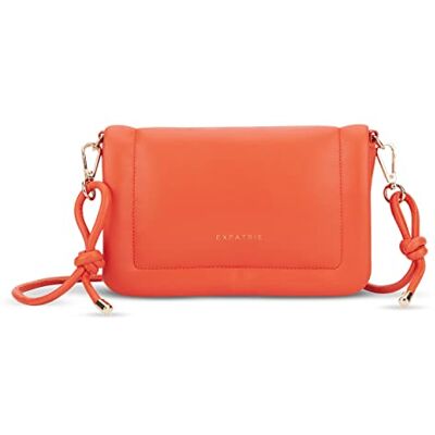 Expatrié Bolsa de ombro mulher pequena Zoe Small mala de mão de couro vegan para lazer, para sair e festa repelente de água Expatrié Bolsa de ombro mulher pequena Zoe Small mala de mão de couro vegan para lazer, para sair e festa repelente de água