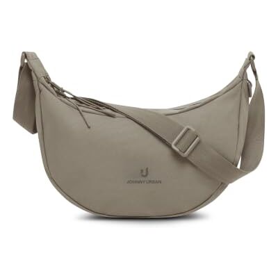 Johnny Urban Bolsa de Ombro Mulher Homens Ally Bolsa Meia Lua Bolsa de Cintura de Meia Lua Meia Bolsa Redonda com Alça Ajustável Repelente à Água, M, Mínimo Johnny Urban Bolsa de Ombro Mulher Homens Ally Bolsa Meia Lua Bolsa de Cintura de Meia Lua Meia Bolsa Redonda com Alça Ajustável Repelente à Água, M, Mínimo