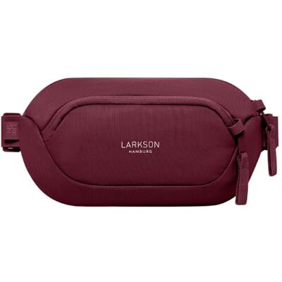 LARKSON Bolsa de peito mulher e homem Helge mala de tiracolo com bloqueador RFID e presilhas anti-roubo sobre o fecho de correr acolchoado de malha repelente de água, Baga, Tamanho único LARKSON Bolsa de peito mulher e homem Helge mala de tiracolo com bloqueador RFID e presilhas anti-roubo sobre o fecho de correr acolchoado de malha repelente de água, Baga, Tamanho único