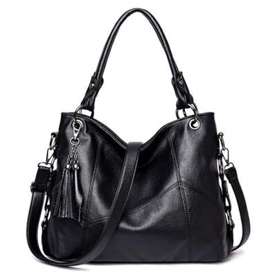 NICOLE & DORIS Malas de mulher grandes malas tote elegante mala de ombro hobo mala de mão tiracolo PU couro macio bolsa per lavoro, Shopping e Viaggi NICOLE & DORIS Malas de mulher grandes malas tote elegante mala de ombro hobo mala de mão tiracolo PU couro macio bolsa per lavoro, Shopping e Viaggi