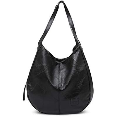 NICOLE & DORIS Malas de mão mulher mala de ombro de couro PU lavagens macias malas tiracolo retro mala tote vintage para trabalho, diário vida bolsa de compras NICOLE & DORIS Malas de mão mulher mala de ombro de couro PU lavagens macias malas tiracolo retro mala tote vintage para trabalho, diário vida bolsa de compras