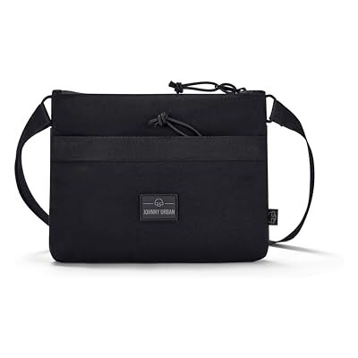Johnny Urban Bolsa de peito homens e mulheres preto Drew 2 em 1 mala de tiracolo e bolsa de cintura tática mala pequena de sacos para cidade, bicicleta, viagens, festivais repelente de água Johnny Urban Bolsa de peito homens e mulheres preto Drew 2 em 1 mala de tiracolo e bolsa de cintura tática mala pequena de sacos para cidade, bicicleta, viagens, festivais repelente de água
