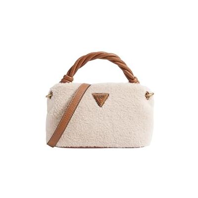 GUESS bolsa tiracolo Shaida Top Handle Crossbody Bag natural/Cognac creme GUESS bolsa tiracolo Shaida Top Handle Crossbody Bag natural/Cognac creme