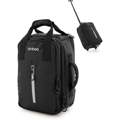 HAUPTSTADTKOFFER Blnbag M7 Trolley de cabine 40 × 20 × 25 cm impermeável, mala de mão leve 20 L para voos da Ryanair, mala de avião 2 rodas e compartimento acolchoado para portátil, cor preta HAUPTSTADTKOFFER Blnbag M7 Trolley de cabine 40 × 20 × 25 cm impermeável, mala de mão leve 20 L para voos da Ryanair, mala de avião 2 rodas e compartimento acolchoado para portátil, cor preta