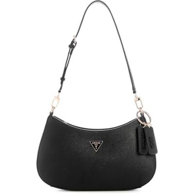 GUESS Noelle II Mala de ombro com fecho de correr, preto, tamanho único GUESS Noelle II Mala de ombro com fecho de correr, preto, tamanho único