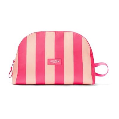 LARKSON Neceser de viagem mulher e homem Tilda Large grande bolsa de higiene para pendurar Necesseres de cosméticos para viagens, campismo, piscina, Rosa Listras, Sacos de higiene pessoal LARKSON Neceser de viagem mulher e homem Tilda Large grande bolsa de higiene para pendurar Necesseres de cosméticos para viagens, campismo, piscina, Rosa Listras, Sacos de higiene pessoal