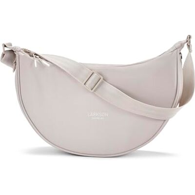 LARKSON Bolsa de Ombro Feminina Solveig Bolsa de Cintura Meia Lua Bolsa de Lazer da Moda para Viagens, Trabalho Grandes Compartimentos Alça Ajustável, Bege, Mínimo LARKSON Bolsa de Ombro Feminina Solveig Bolsa de Cintura Meia Lua Bolsa de Lazer da Moda para Viagens, Trabalho Grandes Compartimentos Alça Ajustável, Bege, Mínimo