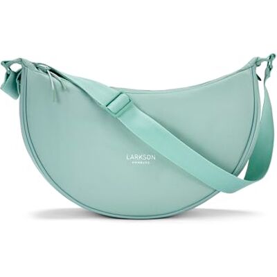 LARKSON Bolsa de tiracolo mulher verde Solveig Medium bolsa bolsa bolsa de cintura de meia lua mala de lazer moderna para viagens, trabalho compartimentos grandes alça ajustável LARKSON Bolsa de tiracolo mulher verde Solveig Medium bolsa bolsa bolsa de cintura de meia lua mala de lazer moderna para viagens, trabalho compartimentos grandes alça ajustável