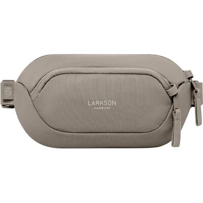 LARKSON Bolsa de Peito para Mulher e Homem Helge Bolsa de Ombro com Bloqueador RFID e Alças Antirroubo sobre o Zíper Acolchoado de Malha Repelente à Água, Gravel, Tamanho único, Mínimo LARKSON Bolsa de Peito para Mulher e Homem Helge Bolsa de Ombro com Bloqueador RFID e Alças Antirroubo sobre o Zíper Acolchoado de Malha Repelente à Água, Gravel, Tamanho único, Mínimo