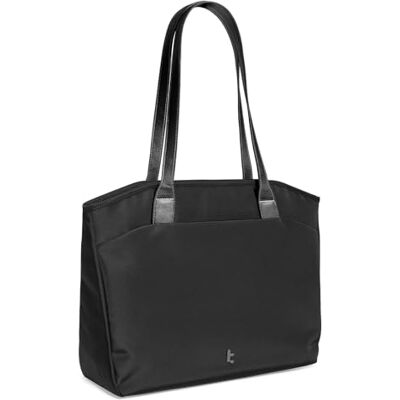 tomtoc Bolsa Tote Bag de trabalho para mulher, bolsa de tiracolo de 18 l grande para mulher, mala portátil para MacBook de 16 polegadas, mala de mão de mulher para trabalho, viagens, universidade tomtoc Bolsa Tote Bag de trabalho para mulher, bolsa de tiracolo de 18 l grande para mulher, mala portátil para MacBook de 16 polegadas, mala de mão de mulher para trabalho, viagens, universidade