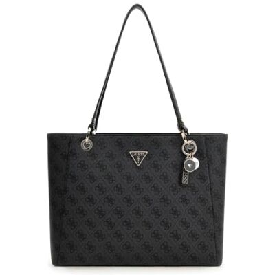 GUESS Noelle II Tote Coal Logo GUESS Noelle II Tote Coal Logo