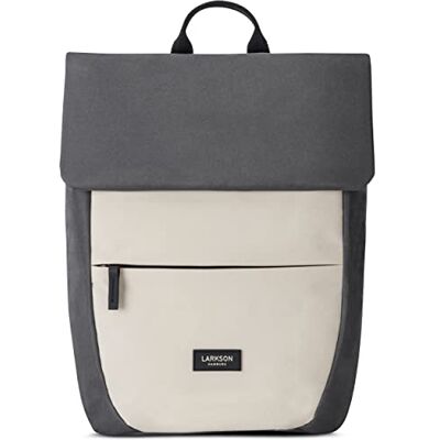 LARKSON Mochila de Mulher Pequena RONJA Mochila moderna e feita de Garrafas de PET recicladas para a universidade, lazer ou trabalho repelente à água e compartimento para portátil, Tamanho único LARKSON Mochila de Mulher Pequena RONJA Mochila moderna e feita de Garrafas de PET recicladas para a universidade, lazer ou trabalho repelente à água e compartimento para portátil, Tamanho único