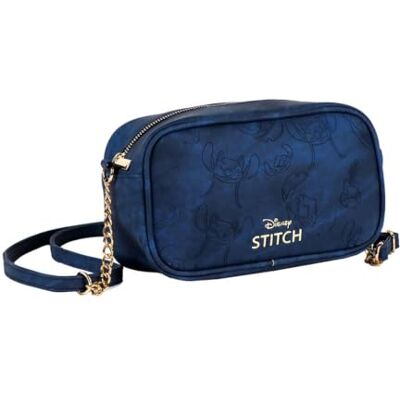 Disney Stitch Mala para meninas, mala de ombro, mala de tiracolo Denim, presente para meninas e adolescentes Disney Stitch Mala para meninas, mala de ombro, mala de tiracolo Denim, presente para meninas e adolescentes