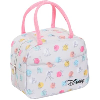 Disney Lancheira clássica da para adultos, adolescentes e crianças, saco de viagem com isolamento de grande capacidade para o trabalho escolar, branco, Lancheira Disney Lancheira clássica da para adultos, adolescentes e crianças, saco de viagem com isolamento de grande capacidade para o trabalho escolar, branco, Lancheira