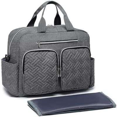 Kono Bolso Carro Bebé, Bolsa Pañalera Impermeable para Mamá y Papá Gran Capacidad, Bolso de Maternidad, Bolsillos Térmicos, Múltiples Compartimentos, Hospital, Viajes y Uso Diario Kono Bolso Carro Bebé, Bolsa Pañalera Impermeable para Mamá y Papá Gran Capacidad, Bolso de Maternidad, Bolsillos Térmicos, Múltiples Compartimentos, Hospital, Viajes y Uso Diario