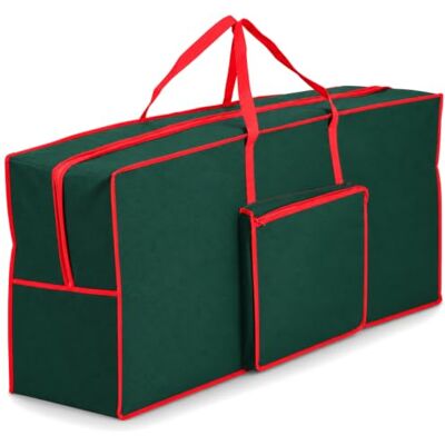 com-four ® Saco para árvore de Natal bolsa de armazenamento para a árvore de Natal cobertura de abeto cobertura de árvore de Natal para armazenamento e armazenamento (verde escuro/vermelho cubierta de abeto cubierta de árbol de Navidad para almacenamien com-four ® Saco para árvore de Natal bolsa de armazenamento para a árvore de Natal cobertura de abeto cobertura de árvore de Natal para armazenamento e armazenamento (verde escuro/vermelho cubierta de abeto cubierta de árbol de Navidad para almacenamien
