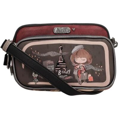 Anekke Bolsa de ombro com bolso frontal Mademoiselle Anekke Bolsa de ombro com bolso frontal Mademoiselle
