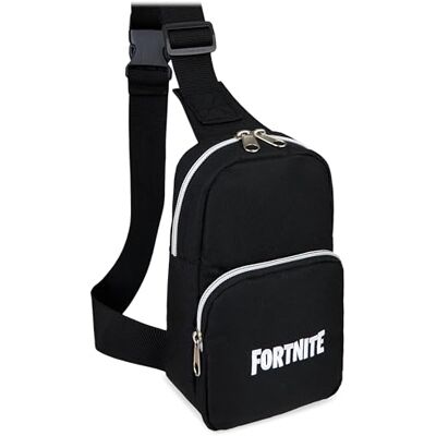 Fortnite Bolsa de Ombro para Criança e Adolescente Bolsa Transversal para Telemóvel e Dinheiro Ideal para Passeios e Férias Presentes para Crianças, Preto Fortnite Bolsa de Ombro para Criança e Adolescente Bolsa Transversal para Telemóvel e Dinheiro Ideal para Passeios e Férias Presentes para Crianças, Preto