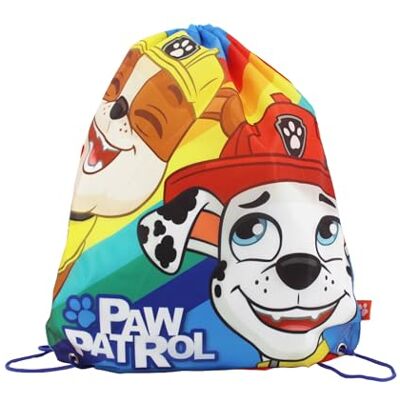 Paw Patrol Mochila de ginásio, Marshall e Chase mochila escolar, mochila cordas infantis, mala de bagagem, mochila saco de viagem, presente para crianças, multicolorido Paw Patrol Mochila de ginásio, Marshall e Chase mochila escolar, mochila cordas infantis, mala de bagagem, mochila saco de viagem, presente para crianças, multicolorido