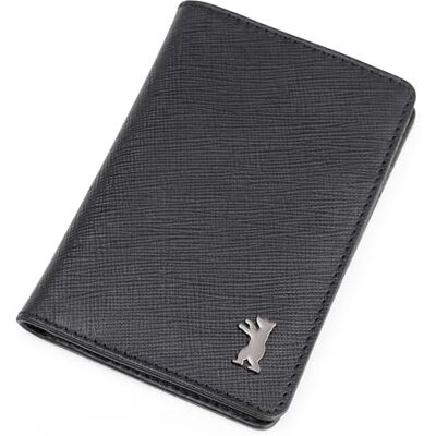 Berliner Bags Porta-cartões de Couro com proteção RFID Slim para Homem e Mulher, Tamanho único, Minimalista, Preto, Minimalista Berliner Bags Porta-cartões de Couro com proteção RFID Slim para Homem e Mulher, Tamanho único, Minimalista, Preto, Minimalista