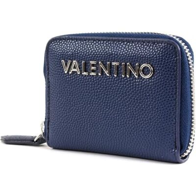 Valentino Carteira Divina Zip Around Wallet XS BLU azul Valentino Carteira Divina Zip Around Wallet XS BLU azul