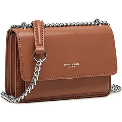 David Jones Pequena Bolsa Tiracolo com Alça para Mulher Malas de Ombro Cruzadas em Couro PU Bolsa Tiracolo, Bolsa de Mão com Fecho de Corrente, Bolsa Clutch Pochette para Noite e Telefone David Jones Pequena Bolsa Tiracolo com Alça para Mulher Malas de Ombro Cruzadas em Couro PU Bolsa Tiracolo, Bolsa de Mão com Fecho de Corrente, Bolsa Clutch Pochette para Noite e Telefone