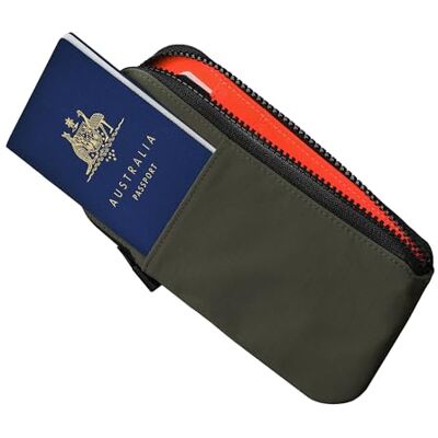 ALPAKA Zip Travel Wallet – Porta de passaporte RFID, porta-cartões, carteira de viagem compacta, resistente à água ALPAKA Zip Travel Wallet – Porta de passaporte RFID, porta-cartões, carteira de viagem compacta, resistente à água