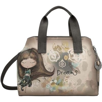 Anekke Mala para mulher com alça de mão e bolsa de ombro coleção real, medidas 34 x 27 x 15 cm Anekke Mala para mulher com alça de mão e bolsa de ombro coleção real, medidas 34 x 27 x 15 cm